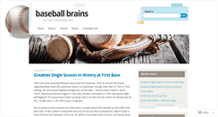 Desktop Screenshot of baseball-brains.com
