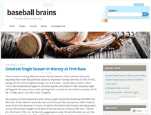 Tablet Screenshot of baseball-brains.com
